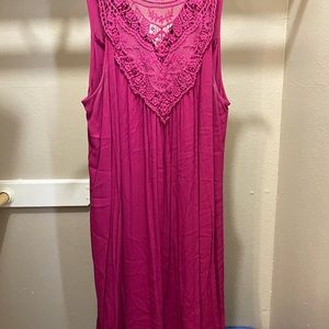 Large purple/red dress